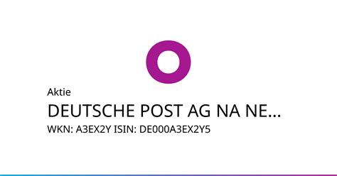 Deutsche Post Aktie (A3EX2Y,DE000A3EX2Y5)